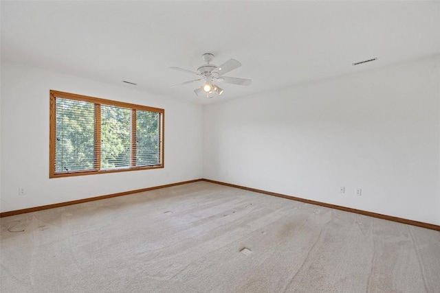 4644 Rapid Creek Trl NE, Iowa City, IA 52240 - spare room with carpet flooring and ceiling fan