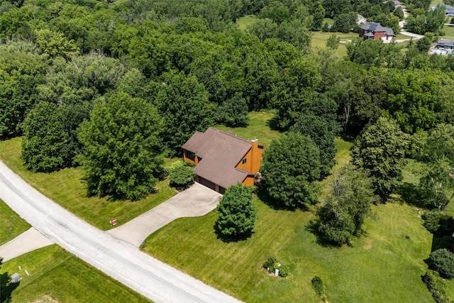 4644 Rapid Creek Trl NE, Iowa City, IA 52240 - aerial view of a heavily wooded area