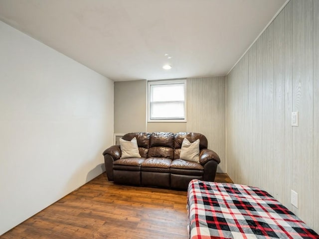 4721 Pine View Dr NE, Cedar Rapids, IA 52402 - living area with wood finished floors