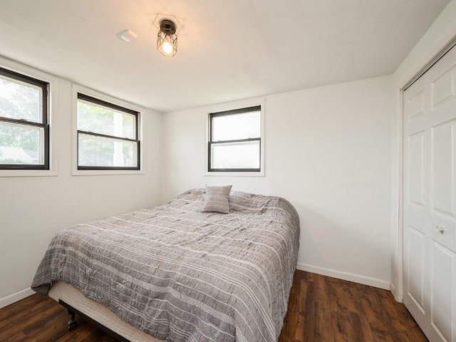 4721 Pine View Dr NE, Cedar Rapids, IA 52402 - bedroom featuring wood finished floors, baseboards, and multiple windows