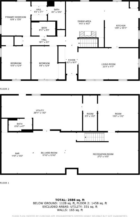 1626 High View Dr, Mount Vernon, IA 52314 - floor plan / room layout