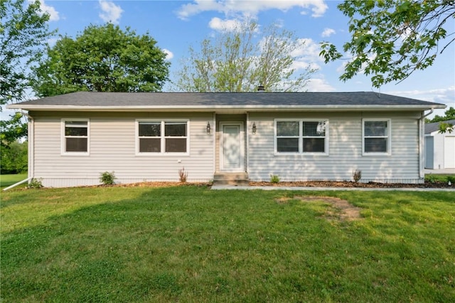 1626 High View Dr, Mount Vernon, IA 52314 - view of front of property featuring entry steps and a front lawn