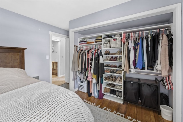 2043 Brookland Dr NE, Cedar Rapids, IA 52402 - bedroom with a closet and wood finished floors