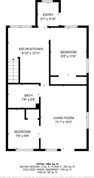 944 L St SW, Cedar Rapids, IA 52404 - property floor plan