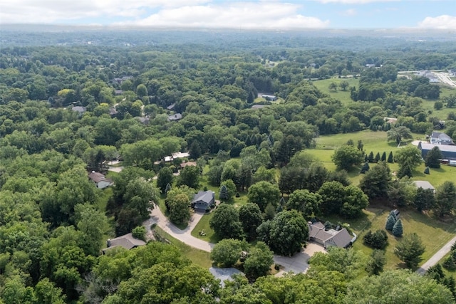 13 S View Dr NE, Iowa City, IA 52240 - drone / aerial view of a heavily wooded area
