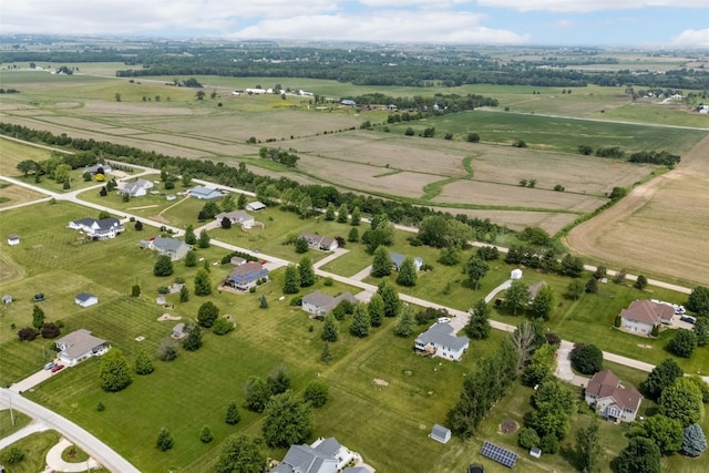 3017 Peaceful Dr, Riverside, IA 52327 - aerial view of property's location with rural landscape and farmland