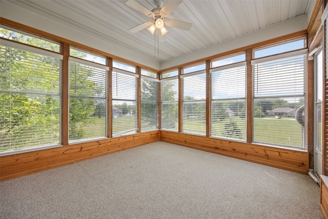 3017 Peaceful Dr, Riverside, IA 52327 - unfurnished sunroom featuring plenty of natural light and carpet floors
