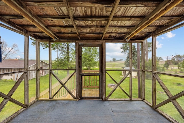 17 C Ave, Newhall, IA 52315 - view of unfurnished sunroom