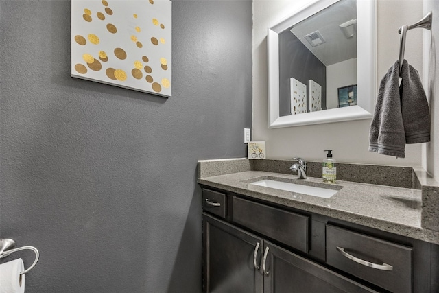 1221 Ronald Way, North Liberty, IA 52317 - bathroom with vanity and a textured wall