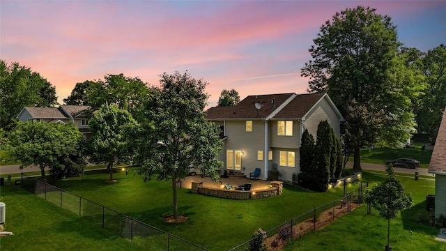 7025 Walden Rd NE, Cedar Rapids, IA 52402 - rear view of property featuring a patio