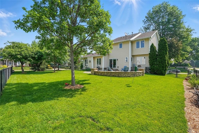 7025 Walden Rd NE, Cedar Rapids, IA 52402 - rear view of property with a patio area