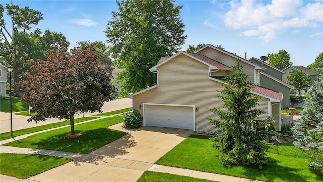 7025 Walden Rd NE, Cedar Rapids, IA 52402 - view of front of house with an attached garage and driveway