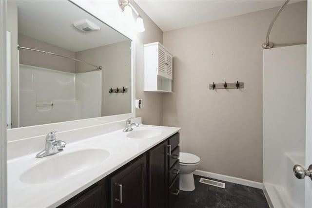 3092 Sherwood Dr, Marion, IA 52302 - full bathroom with a shower and double vanity
