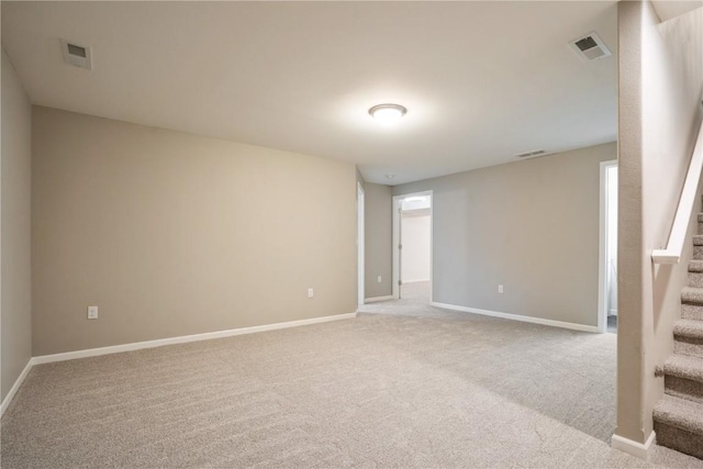 3092 Sherwood Dr, Marion, IA 52302 - unfurnished room with stairs and carpet