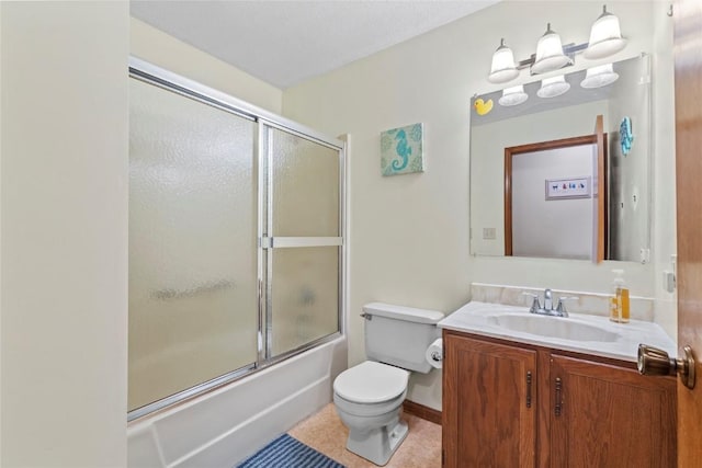 6813 Terrazzo Dr NW, Cedar Rapids, IA 52405 - full bath with vanity, toilet, and combined bath / shower with glass door