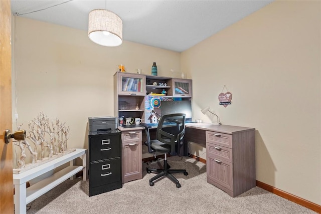 6813 Terrazzo Dr NW, Cedar Rapids, IA 52405 - home office with light colored carpet and baseboards