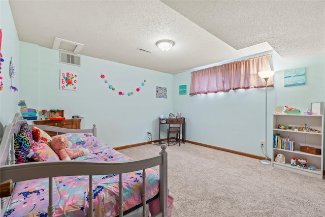 6813 Terrazzo Dr NW, Cedar Rapids, IA 52405 - carpeted bedroom with a textured ceiling and baseboards