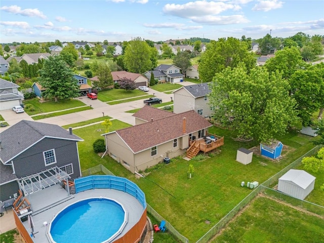 6813 Terrazzo Dr NW, Cedar Rapids, IA 52405 - aerial view of residential area with a pool