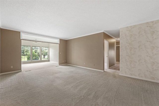 4555 Westchester Dr NE Unit A, Cedar Rapids, IA 52402 - carpeted empty room with baseboards and ornamental molding