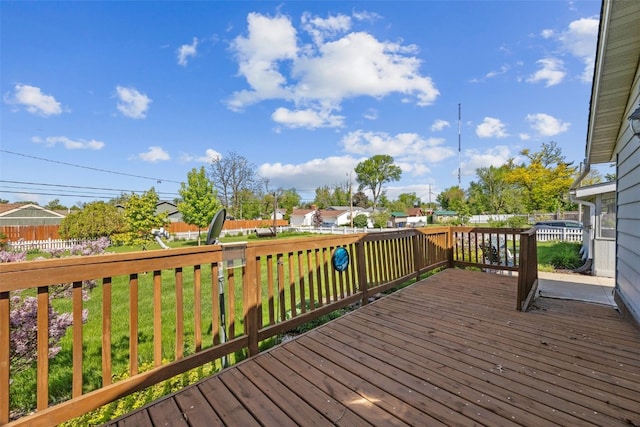 4324 C Ave NE, Cedar Rapids, IA 52402 - deck featuring a residential view