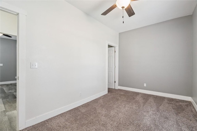 208 Northgate St, Shellsburg, IA 52332 - carpeted spare room with ceiling fan and baseboards