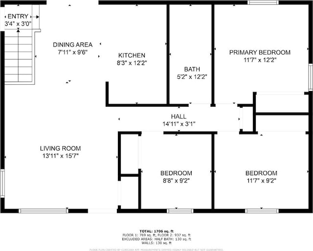 452 Lewellen Dr NW, Cedar Rapids, IA 52405 - room layout