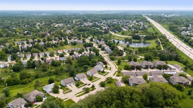 2273 Holiday Rd, Coralville, IA 52241 - aerial view of residential area featuring a large body of water