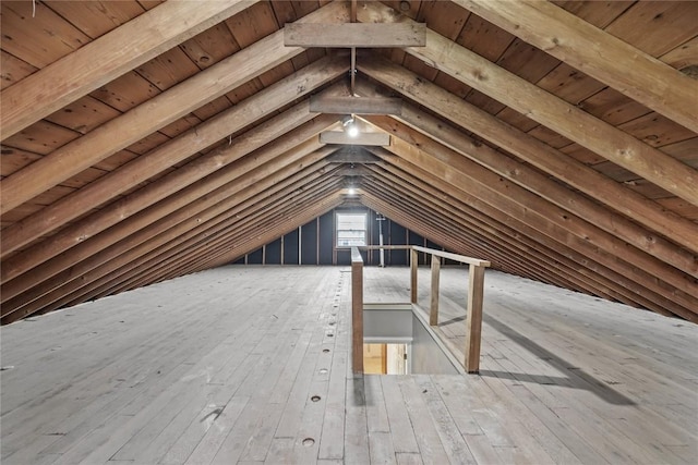 2820 12th Ave SW, Cedar Rapids, IA 52404 - unfinished attic with an upstairs landing