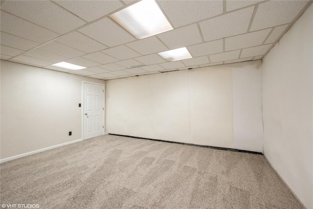 3099 27th Ave, Marion, IA 52302 - unfurnished room featuring carpet flooring and a drop ceiling