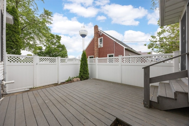 502 5th Ave, Clarence, IA 52216 - view of wooden terrace