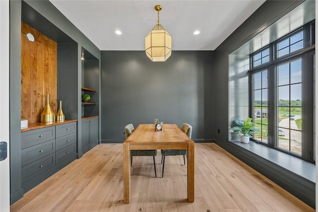679 Allison Way, Iowa City, IA 52245 - dining room featuring plenty of natural light, light wood finished floors, and recessed lighting
