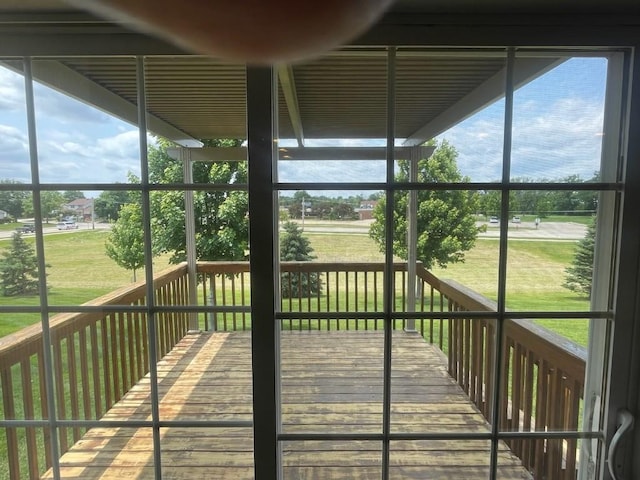 2940 Brookvalley Ct, Marion, IA 52302 - view of unfurnished sunroom