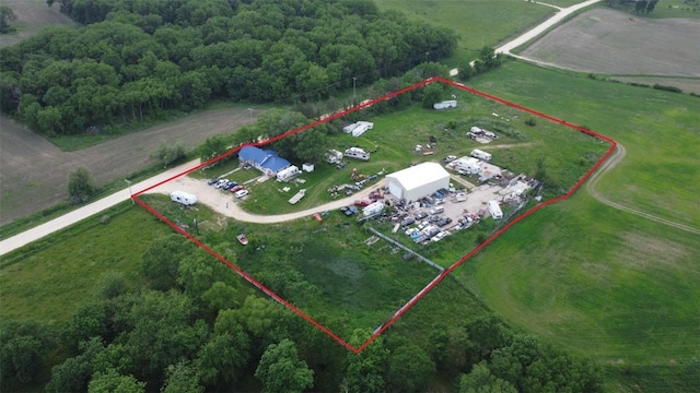 36654 Belgian Rd, Strawberry Pt, IA 52076 - view of property location featuring property parcel outlined and rural landscape