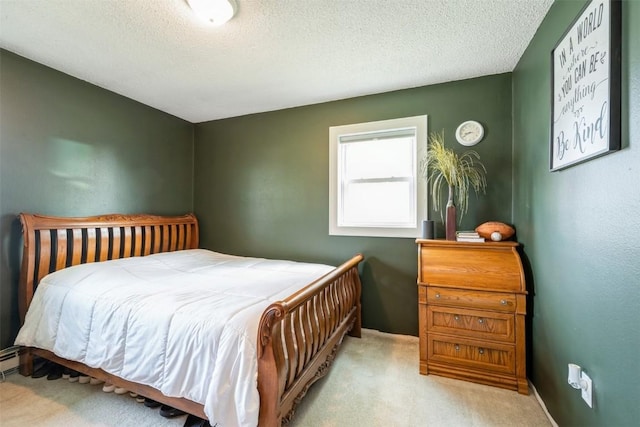 303 6th Ave, Newhall, IA 52315 - carpeted bedroom with a textured ceiling