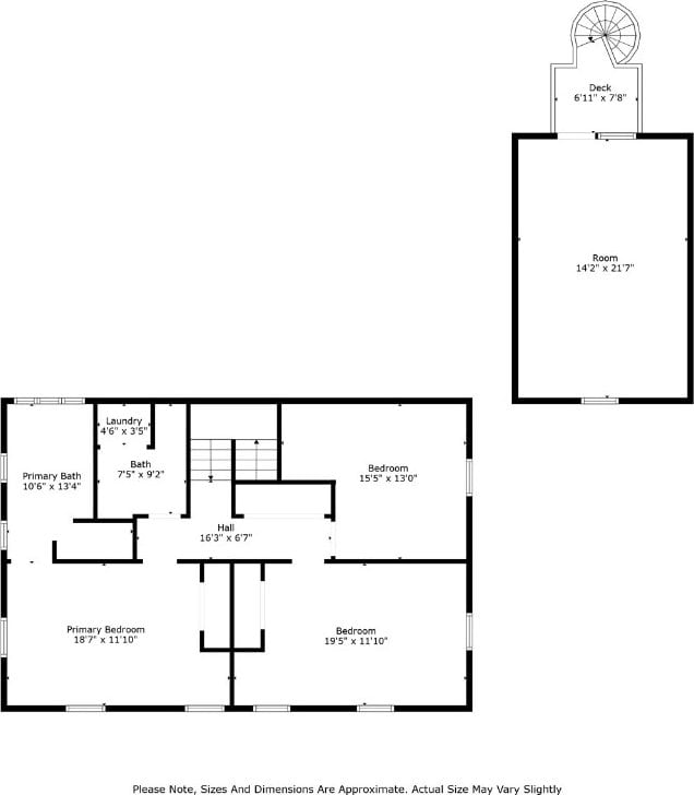 508 W 5th St, Vinton, IA 52349 - floor plan / room layout