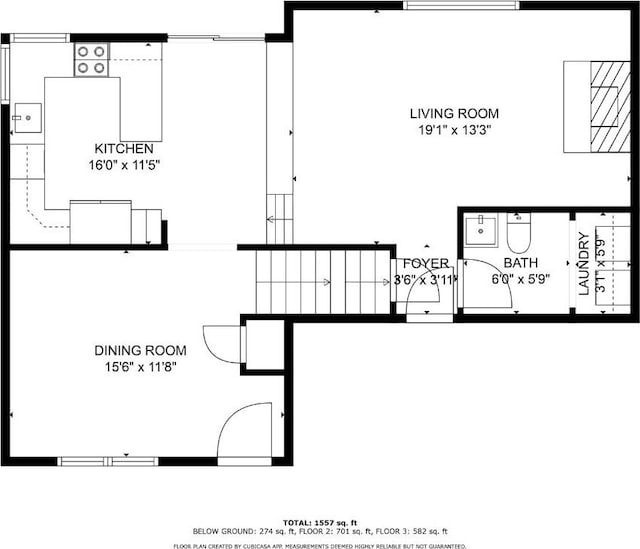 828 73rd NE, Cedar Rapids, IA 52402 - view of floor plan / room layout