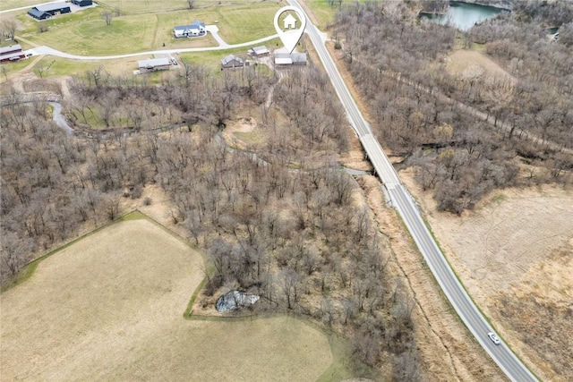2527 61st St Ln Lot 1, Vinton, IA 52349 - aerial view of property and surrounding area
