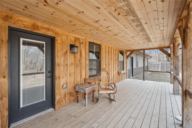 2527 61st St Ln Lot 1, Vinton, IA 52349 - view of wooden deck