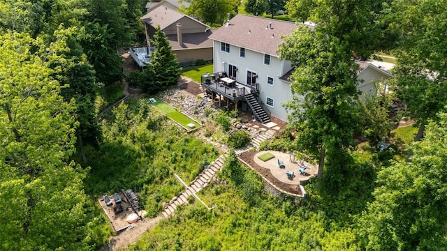 114 Tomahawk Trl SE, Cedar Rapids, IA 52403 - view from above of property