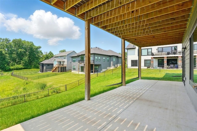 1643 Avalon Pl, Iowa City, IA 52245 - view of patio / terrace with a residential view
