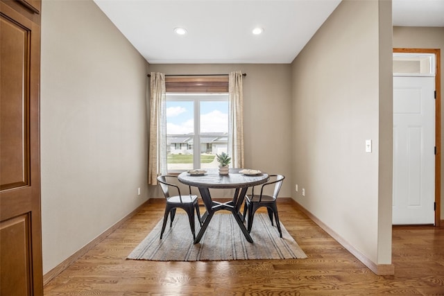 345 Shannon Dr, Robins, IA 52328 - dining space with light wood-style floors and recessed lighting
