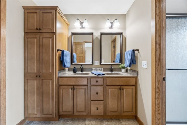 345 Shannon Dr, Robins, IA 52328 - full bath featuring double vanity and baseboards
