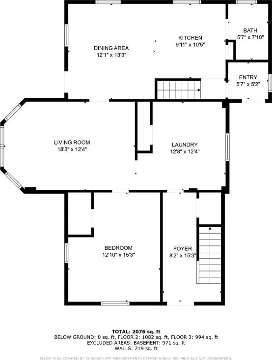 1802 9th Ave, Belle Plaine, IA 52208 - view of home floor plan