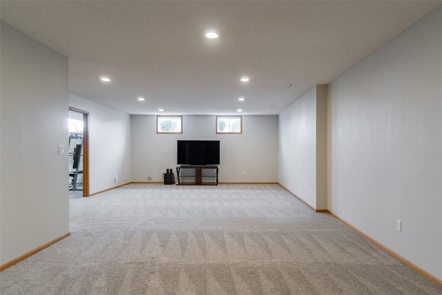 310 34th Ave, Marion, IA 52302 - basement featuring recessed lighting and light colored carpet