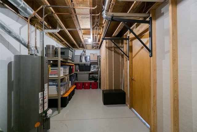 310 34th Ave, Marion, IA 52302 - unfinished below grade area with gas water heater