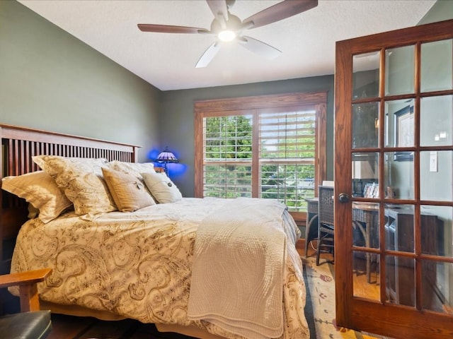 929 Willow Ln Unit A, Lisbon, IA 52253 - bedroom featuring wood finished floors and a ceiling fan