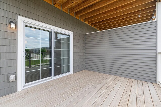 2871 Spring Rose Cir Unit 207, Coralville, IA 52241 - view of wooden deck