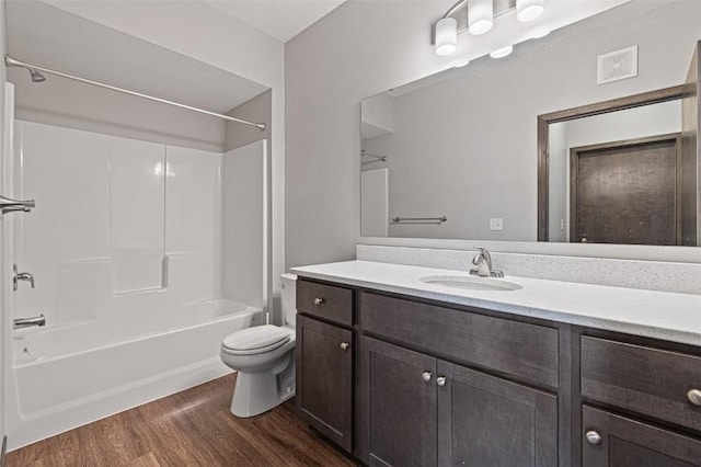 2871 Spring Rose Cir Unit 207, Coralville, IA 52241 - full bathroom featuring shower / washtub combination, vanity, and wood finished floors
