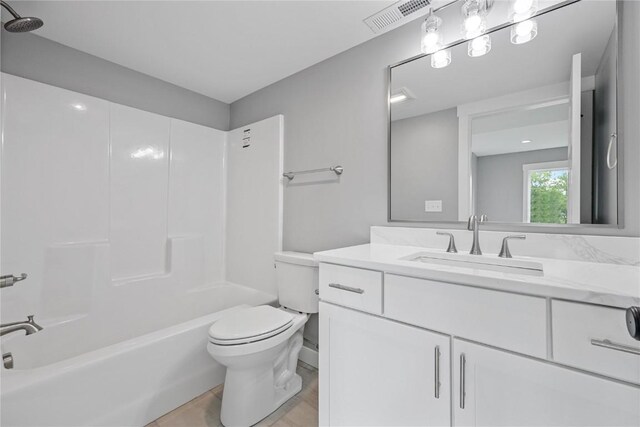 3911 Winnsboro Dr, Iowa City, IA 52245 - bathroom with vanity and bathing tub / shower combination