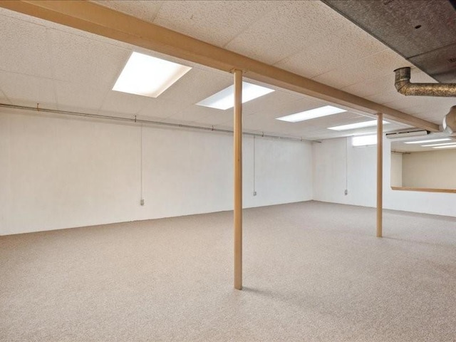 8 25th Ave SW, Cedar Rapids, IA 52404 - finished below grade area featuring carpet and a paneled ceiling